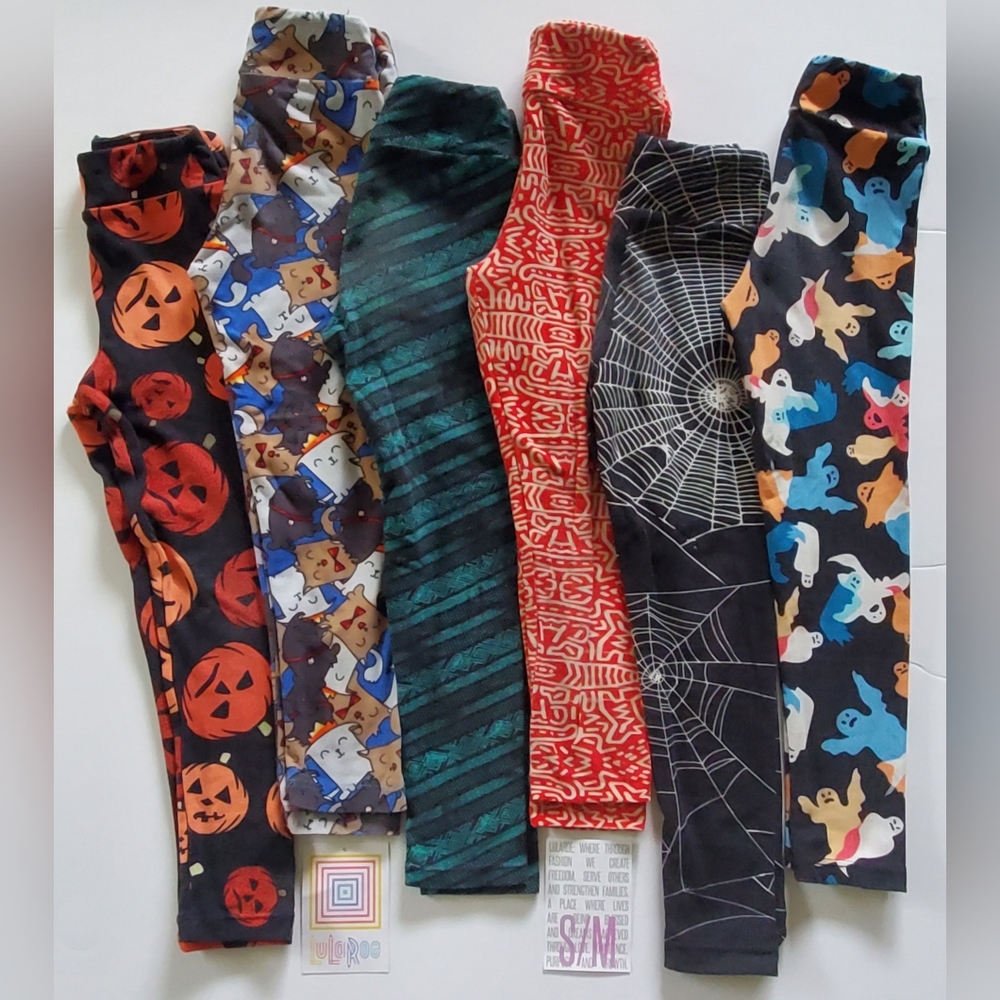 6 Pairs kids leggings